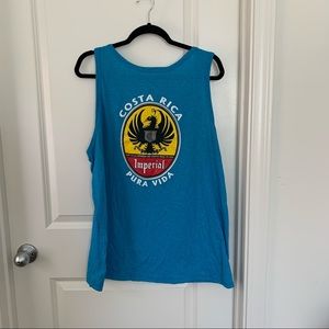 Blue Costa Rica Imperial tank| Pura Vida| Xl